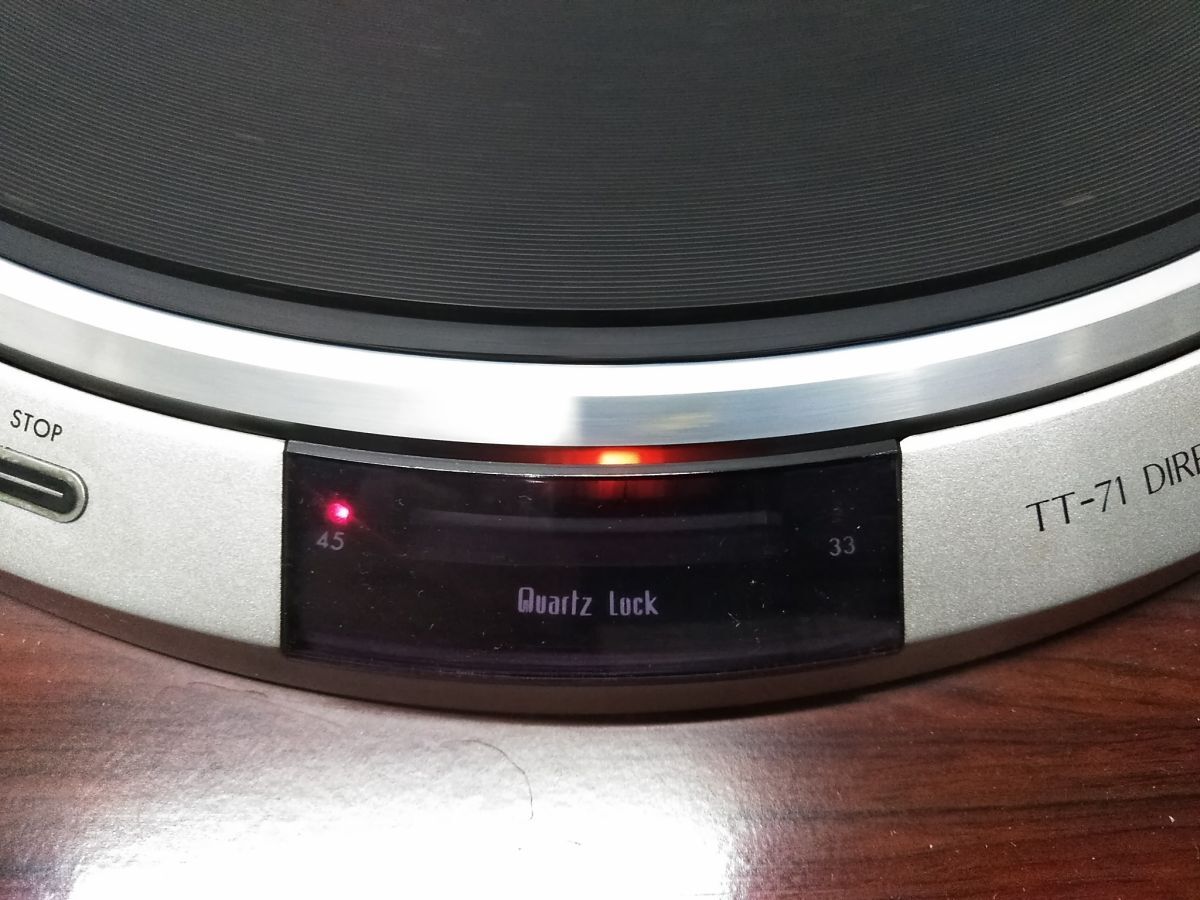 ?ジャンク VICTOR ビクター QL-7 ターンテーブル レコードプレーヤー アナログ 取説付き 1014-17F @140?