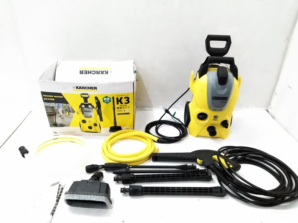 * Junk KARCHER Karcher K3 SILENT для бытового использования мойка высокого давления Восточная Япония регион для 50Hz 1.601-448.0 1021-18 @160*