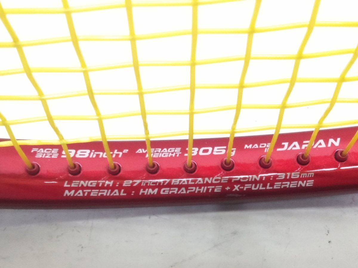 ♪YONEX ヨネックス 硬式 テニス ラケット VCORE 98D G3 45-60 硬式テニス 3D VECTOR ベクター ISOMETRIC Vコア 1024-8H @140♪_画像8