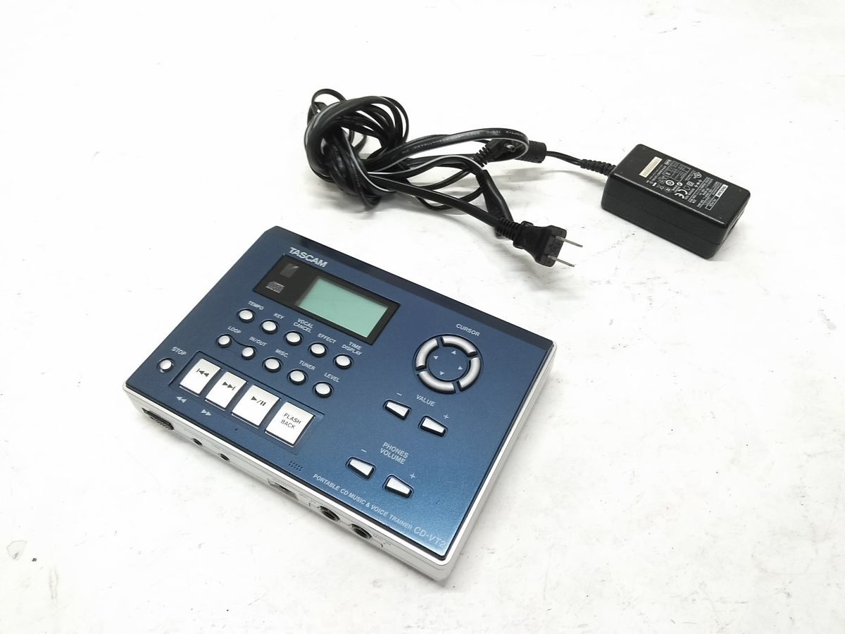 !TASCAM CD-VT2 портативный CD плеер &boi стрейнер Tascam 2011 год производства 1027-15E @60!