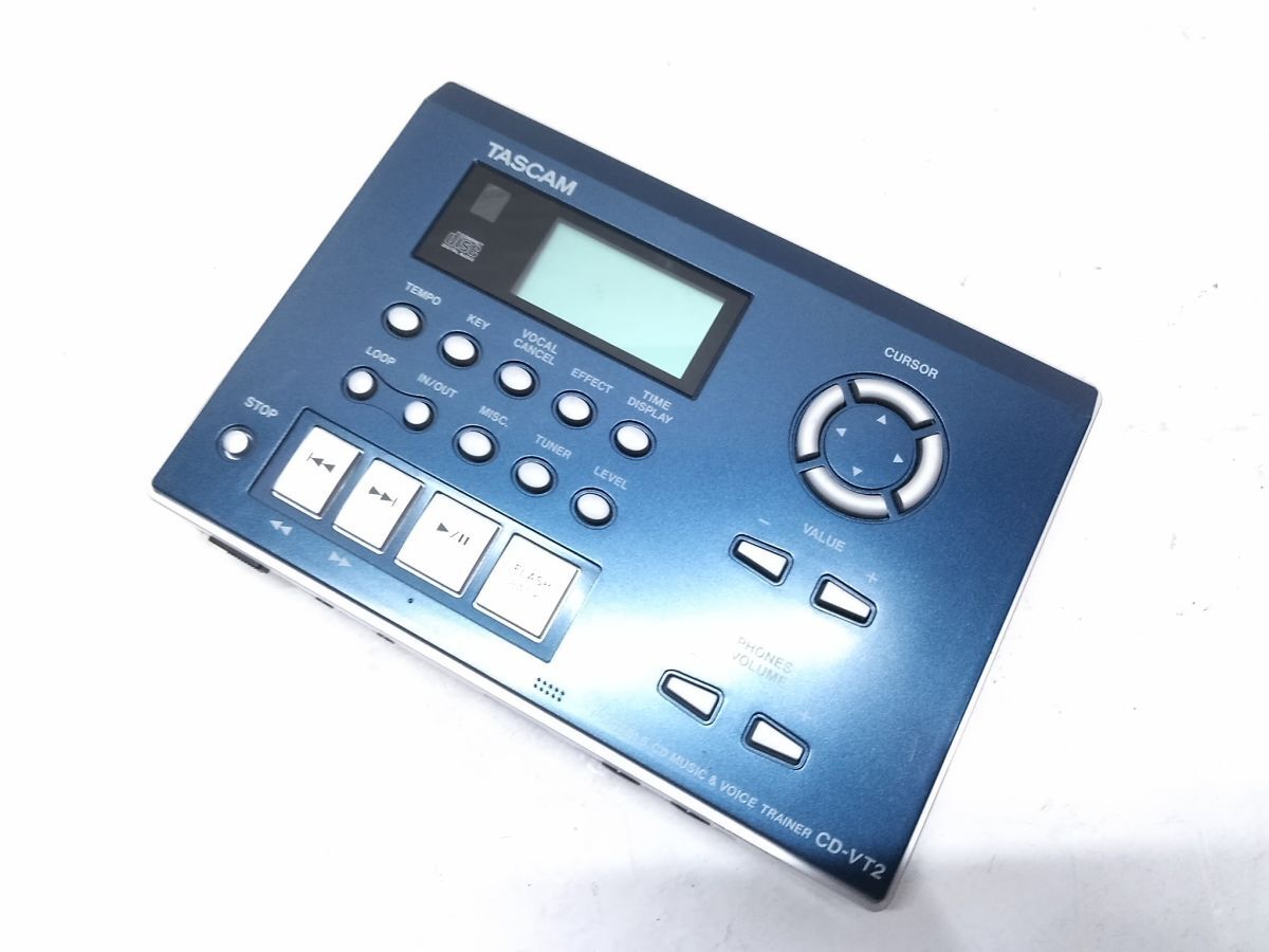 !TASCAM CD-VT2 портативный CD плеер &boi стрейнер Tascam 2011 год производства 1027-15E @60!