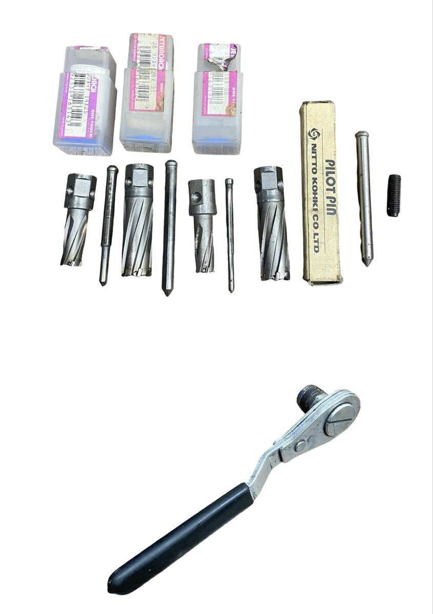 動作品■NITTO 日東工器 アトラエース LO-3000A 電動工具 ジェットブローチ付き コード式 穴あけ 中古品■兵庫県姫路市発 F2_画像7