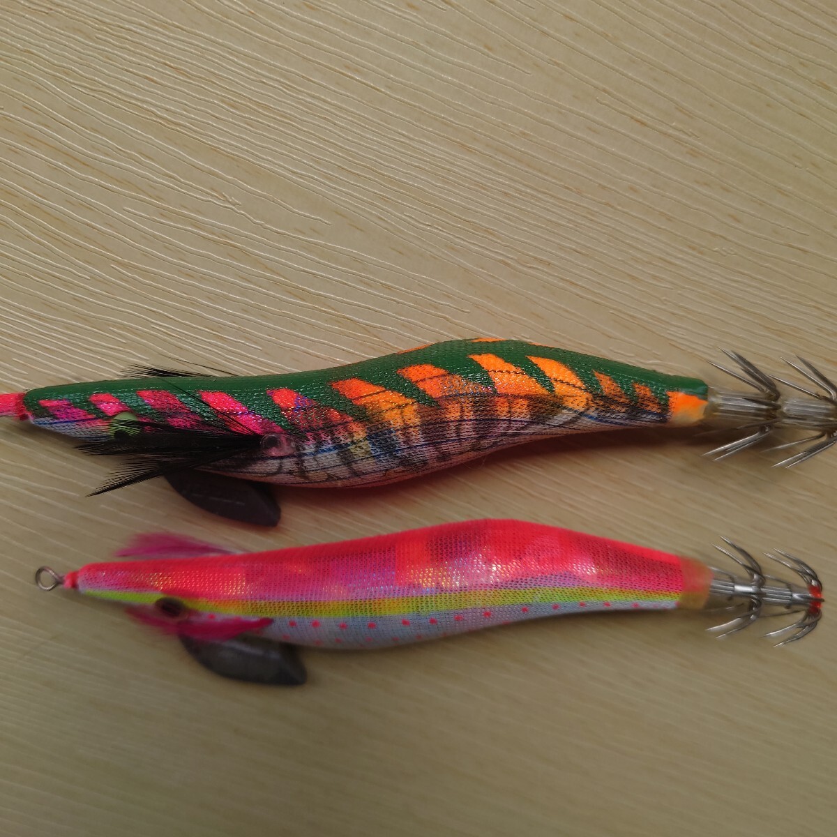 ☆☆アオリ烏賊餌木旧製品 YO-ZURI松葉Marvel(1)メーカー不明(1) 2本セット☆☆_画像3