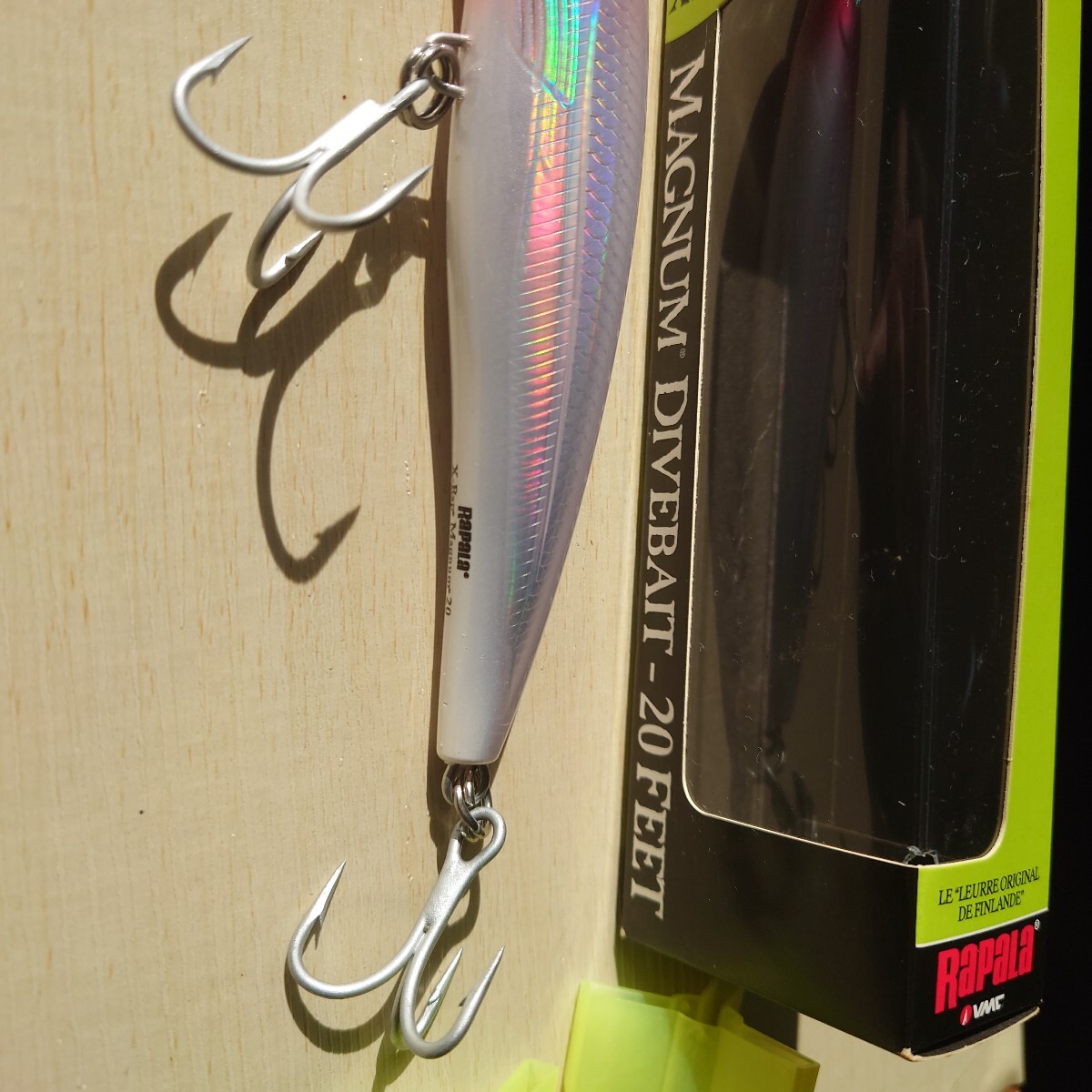 ☆☆大物回遊魚狙い！ラパラX-RAP MAGNUM XR20MAG RHレッドヘッド カルティバトリプルフック付（未使用品）フックカバーおまけお買得！☆☆_画像3