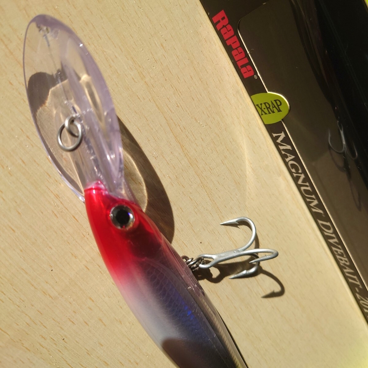 ☆☆大物回遊魚狙い！ラパラX-RAP MAGNUM XR20MAG RHレッドヘッド カルティバトリプルフック付（未使用品）フックカバーおまけお買得！☆☆_画像5