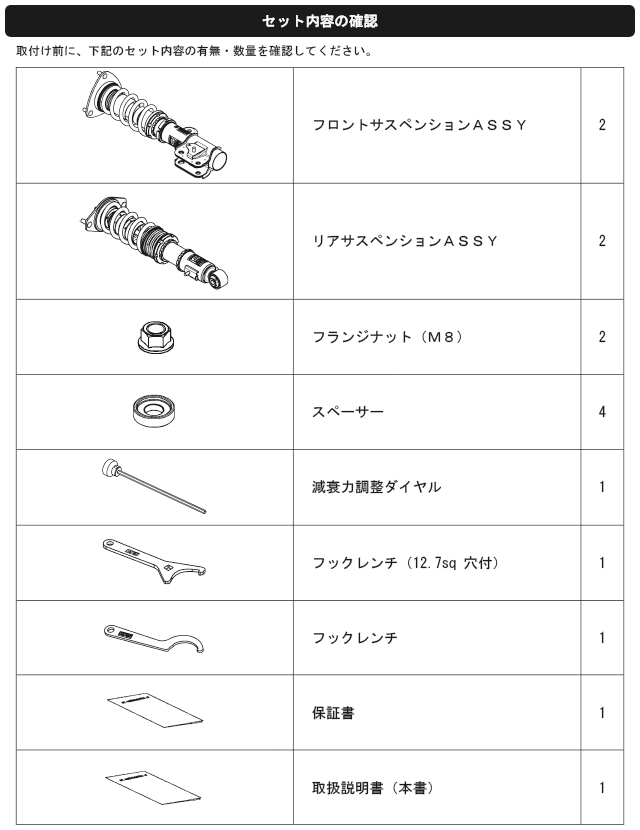 新品 (残り在庫1set！)(メーカー保証付)(1台分) HKS HIPERMAX S ハイパーマックスS 車高調 SEC付 レヴォーグ VN5 (Sti) 80300-AF019C_画像4