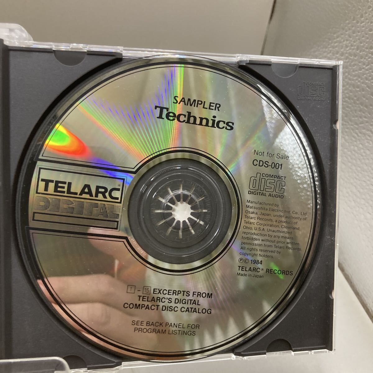 CD 非売品/Not for Sale 優秀録音盤 米TELARC《Technics Sampler》エリック・カンゼル指揮シンシナティ・ポップス_画像4