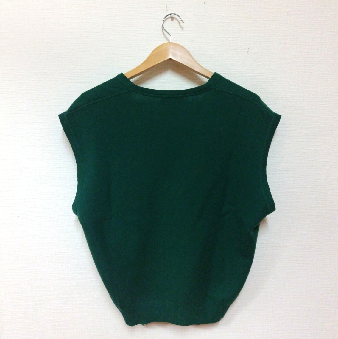 HUGO BOSS ヒューゴボス ベスト ニットベスト グリーン Vネック_画像6