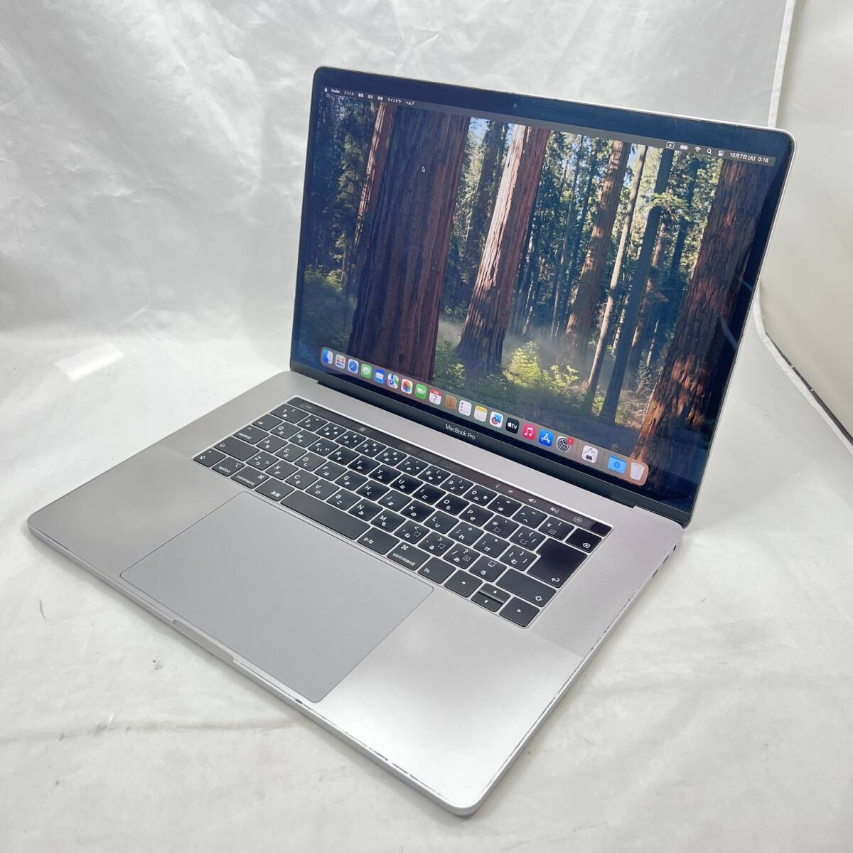 APPLE MacBook Pro (15-inch, 2018)_スペースグレー_(Core i7-2.2GHz_16GB_512GB_Radeon Pro 555X)_AC欠_バッテリ修理サービス推奨_#301067_画像1