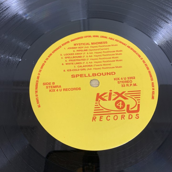 ▲01)【1點(diǎn)限り!】Spellbound/Mystical Madness/ザ スペルバウンド/LPレコード/ニュージーランド盤/サイコビリー/KIX 3352/A