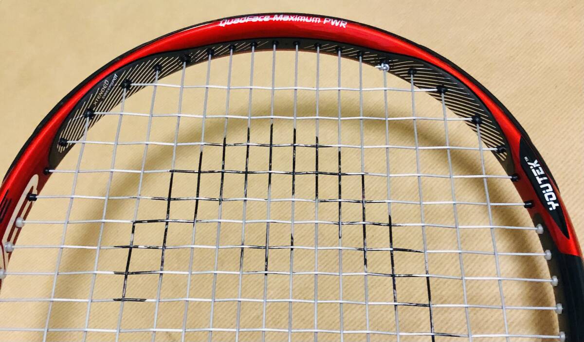 極美品　HEAD GRAPHENE PWR PRESTIGE 2014 ヘッド グラフィン PWR プレステージ シニア／ダブルス　シリーズ初のパワーラケット　ケース付_画像9