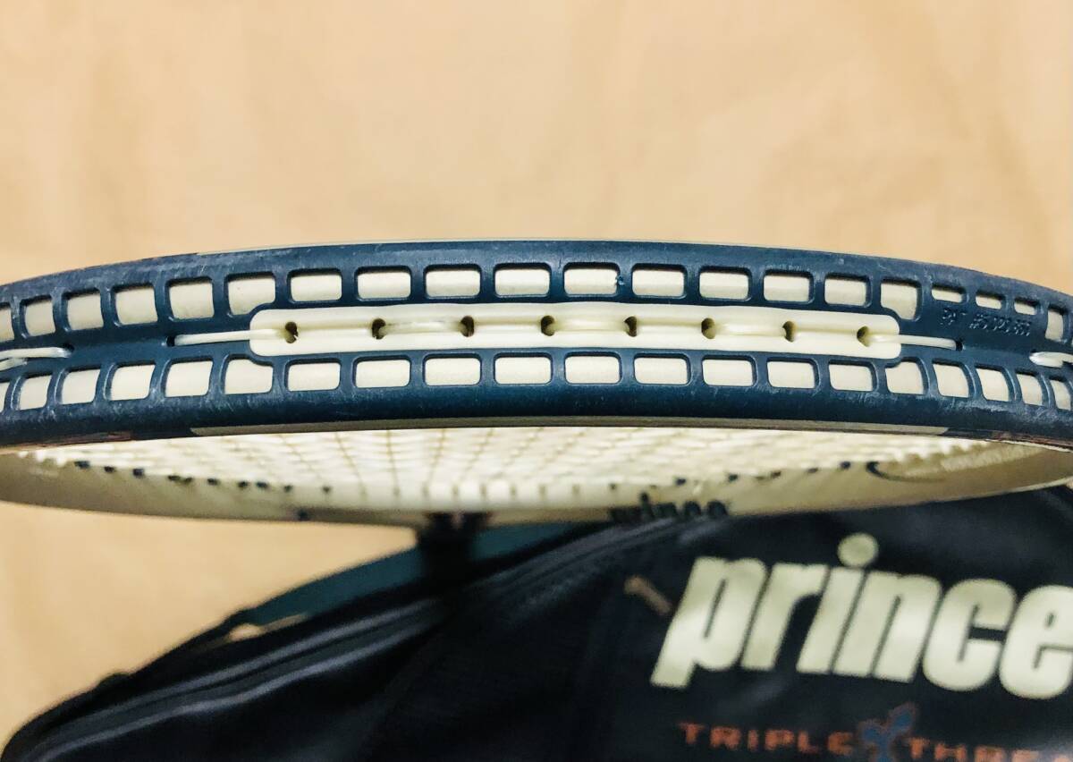 テニスの王子様 不二周助 プリンス トリプルスレッド リップ prince TRIPLE THREAT RIP 元グリップ交換済 DEMOラケット 専用ケース付_画像8