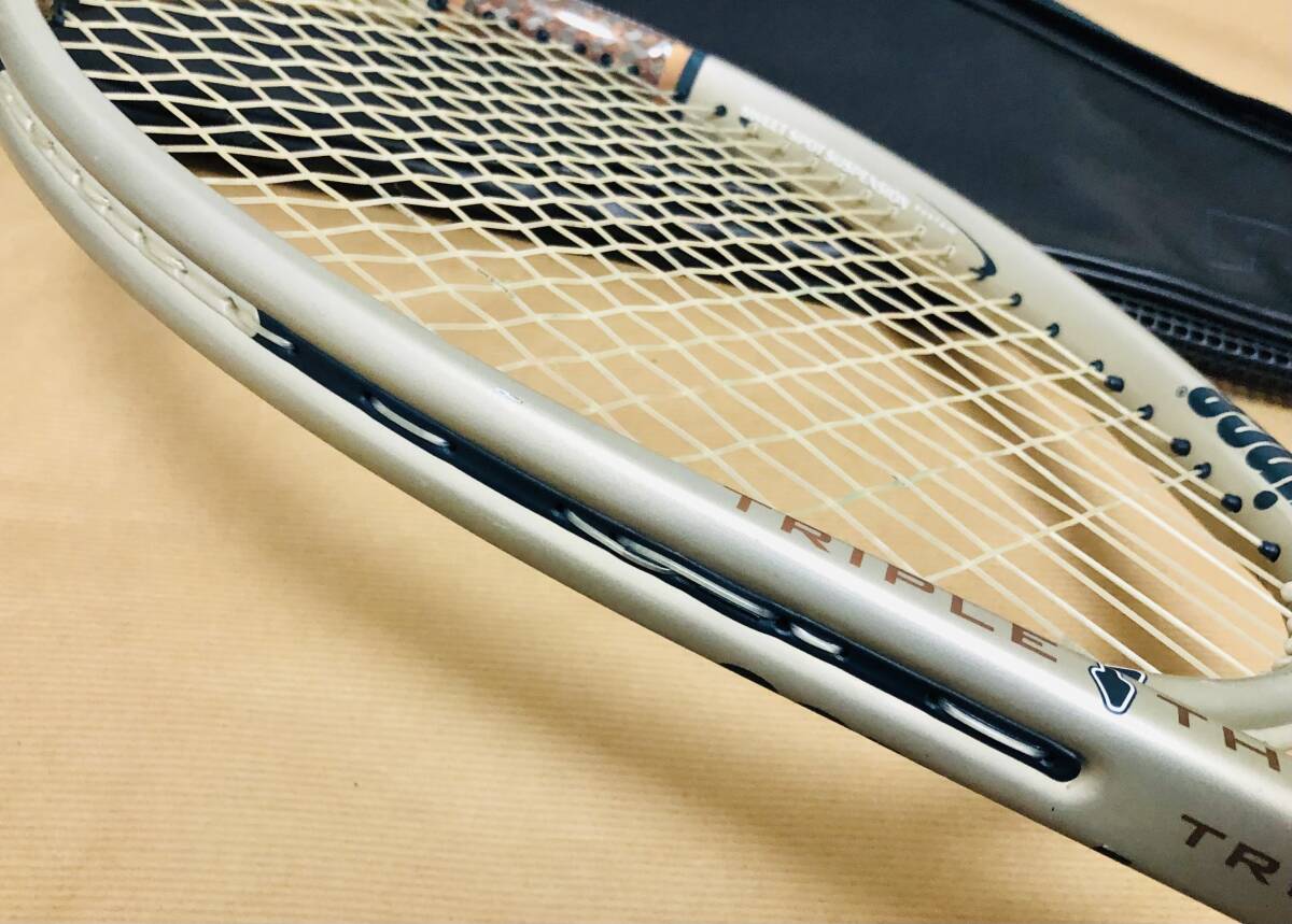 テニスの王子様 不二周助 プリンス トリプルスレッド リップ prince TRIPLE THREAT RIP 元グリップ交換済 DEMOラケット 専用ケース付_画像10