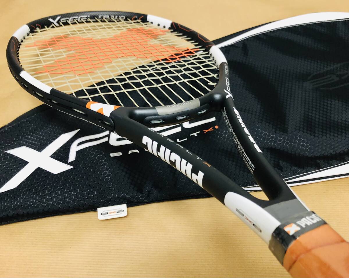 未使用　パシフィック Xフィール プロ 90 BX2 バキューム　 Pacific X Feel Pro 90 BX2 Vacuum 専用ケース付き　DEMOラケット_画像6