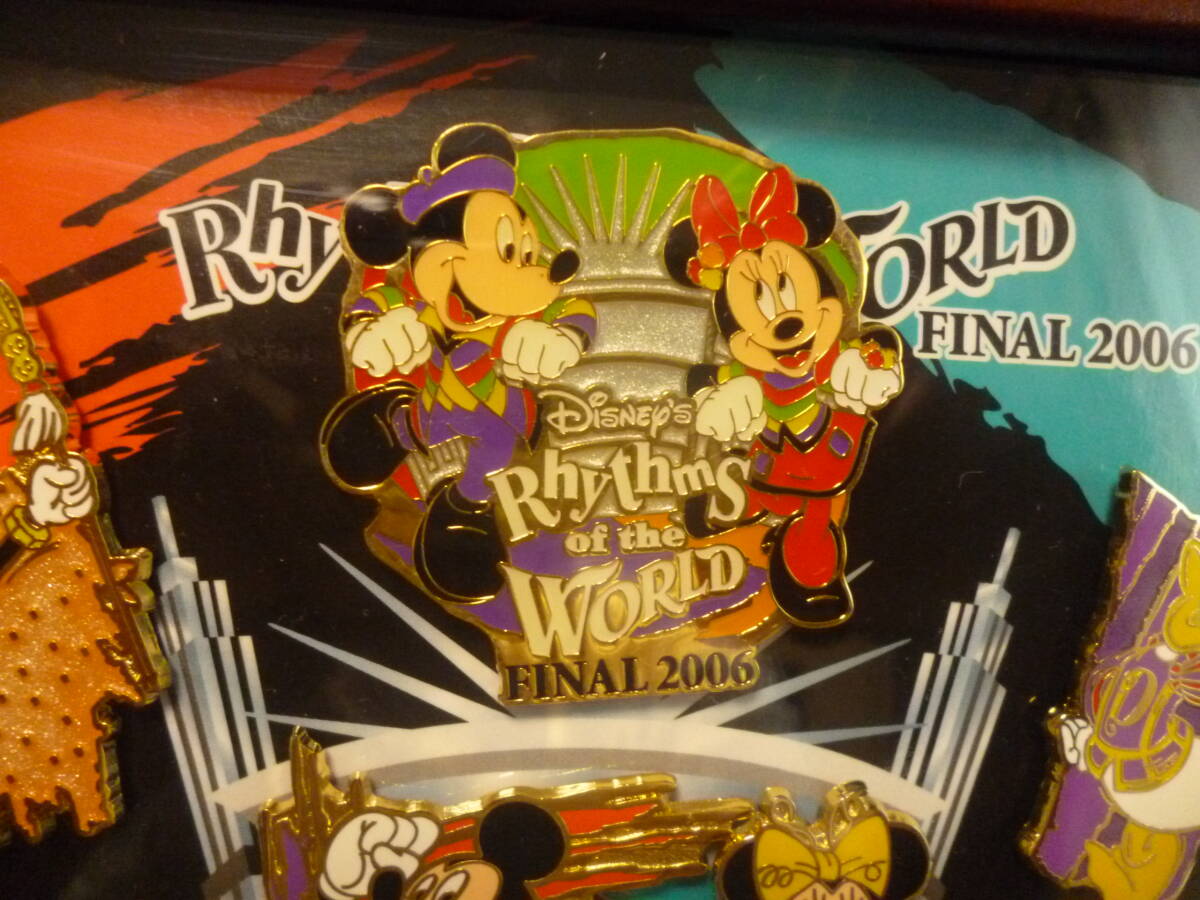 美品・送料込み★東京ディズニーシー・リズムオブワールドFINAL 2006 限定ピンバッジ6個セット＋(FINAL 2006ピンバッジ)★即決_画像6