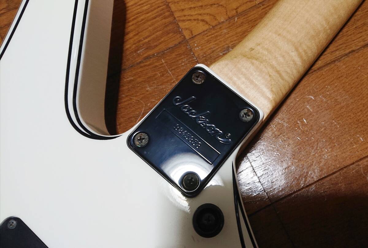 Jackson KE3 WHT/BKPN 日本製 Kelly ラージロゴ ジャクソン ケリー ホワイト MADE IN JAPAN _画像9