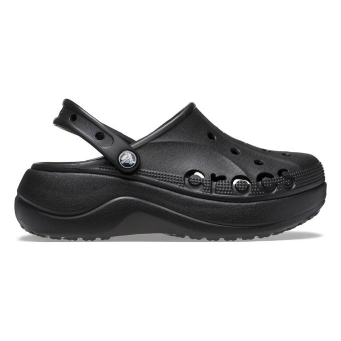 24cm クロックス バヤ プラットフォーム クロッグ ブラック Baya Platform Clog black W8 新品_画像2