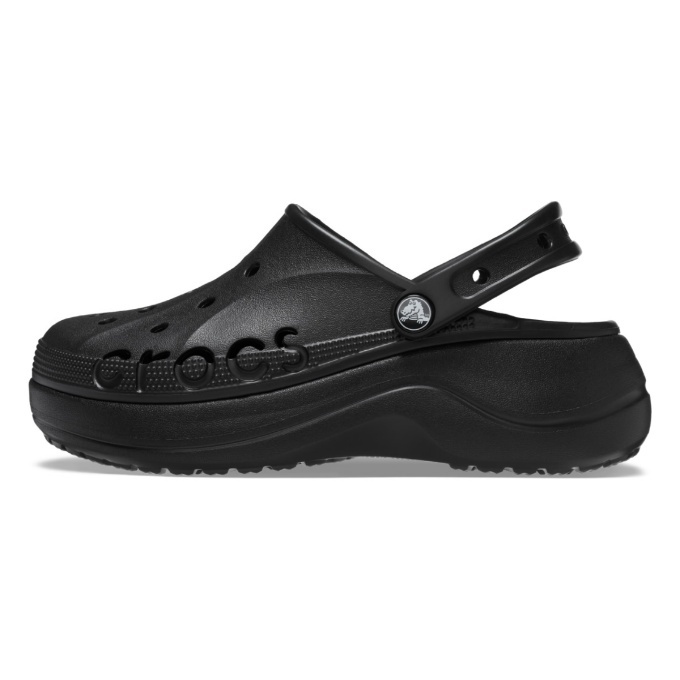 24cm クロックス バヤ プラットフォーム クロッグ ブラック Baya Platform Clog black W8 新品_画像4