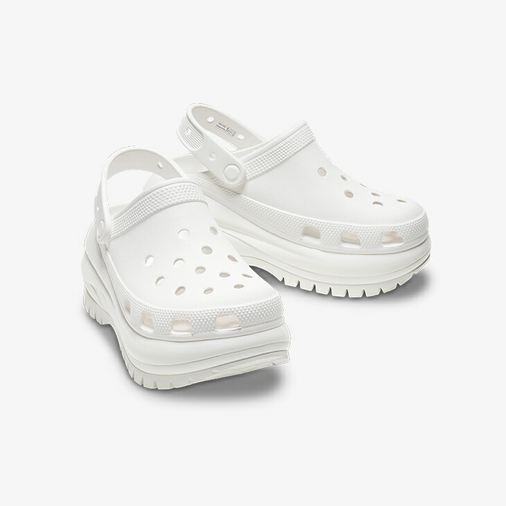 26cm Crocs mega авария сабо белый Mega Crush Clog white M8W10 новый товар 
