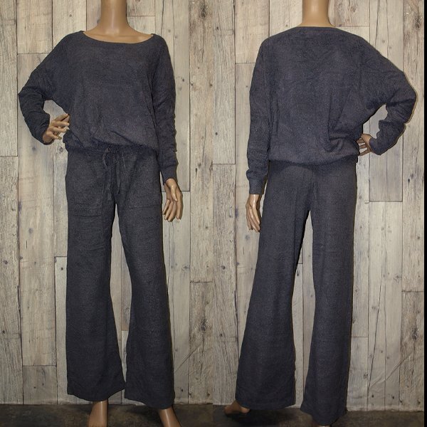 BAREFOOT DREAMS◇ベアフットドリームス・style 495 セットアップ上下◇パシフィックブルー Sサイズ  美品_画像1