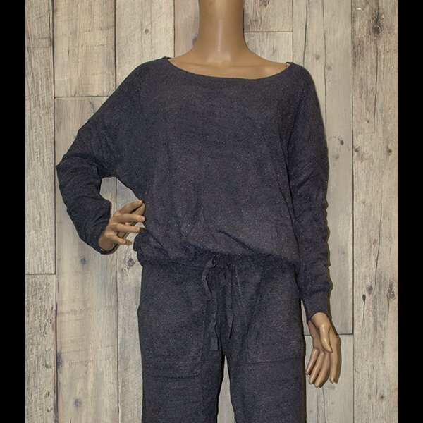 BAREFOOT DREAMS◇ベアフットドリームス・style 495 セットアップ上下◇パシフィックブルー Sサイズ  美品_画像2