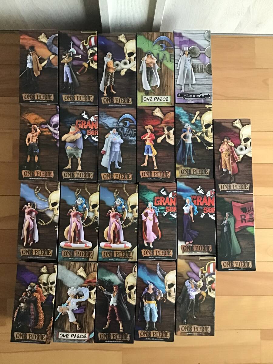 【未開封品】ワンピース　フィギュア　計22種セット（シャンクス、ルフィ、ガープ、サウロ、ミホーク、ハンコック、ビビ、エース、サボ他）_画像6