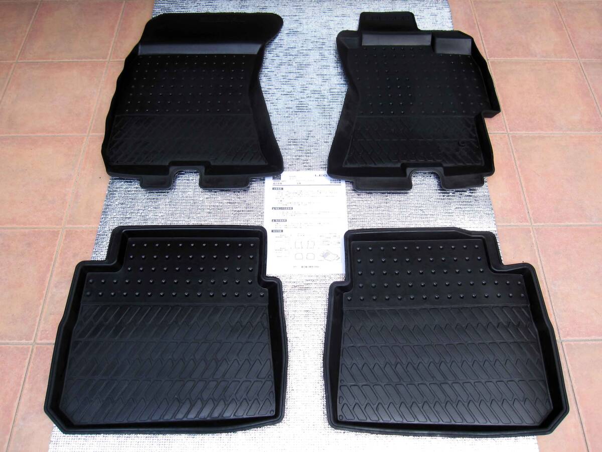 【希少】 スバル 純正 オプション レガシィ BP BL 3D 防水 フロア マット トレーマットラバー キャンプ 釣り アウトドア STi アウトバック_画像1