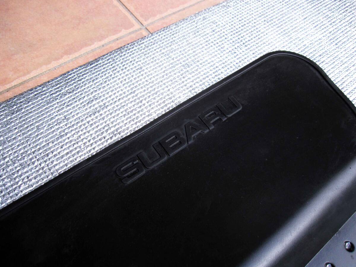 【希少】 スバル 純正 オプション レガシィ BP BL 3D 防水 フロア マット トレーマットラバー キャンプ 釣り アウトドア STi アウトバック_画像2