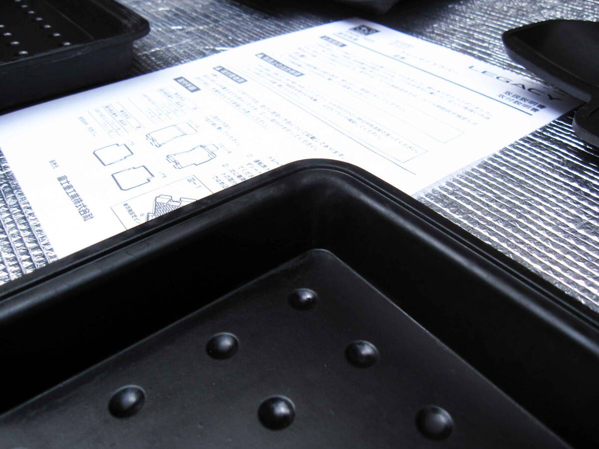 【希少】 スバル 純正 オプション レガシィ BP BL 3D 防水 フロア マット トレーマットラバー キャンプ 釣り アウトドア STi アウトバック_画像5