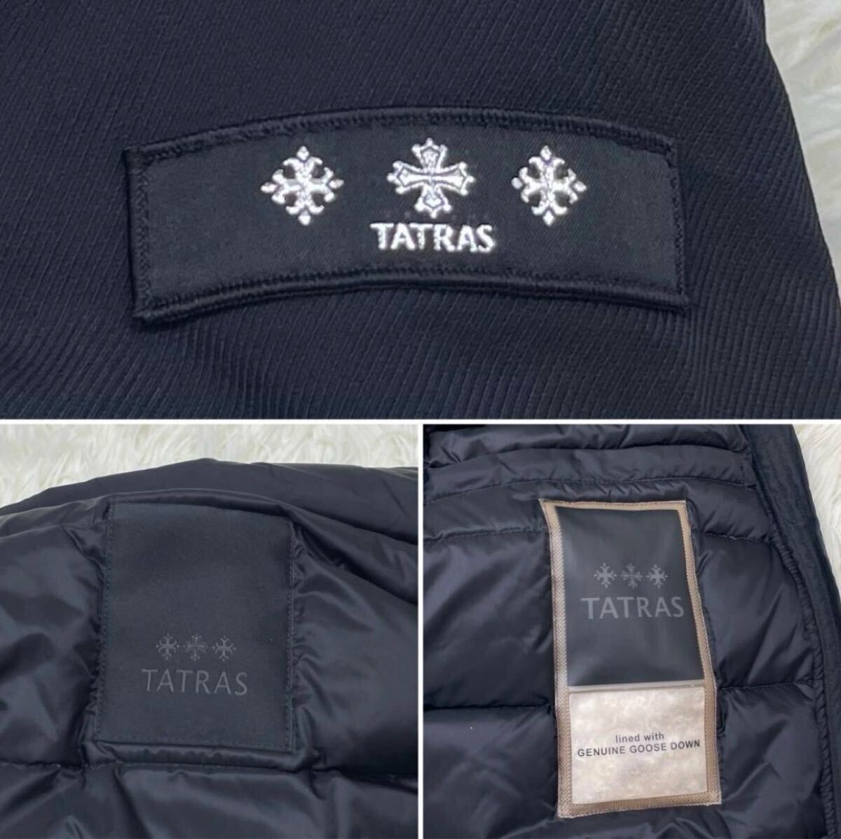 タトラス TATRAS ギブリ GHIBLI ダウンジャケット コンビ ハイブリッド フード 異素材切替 ナイロン ブラック 黒 01 メンズ MTAT20A4666-D_画像9