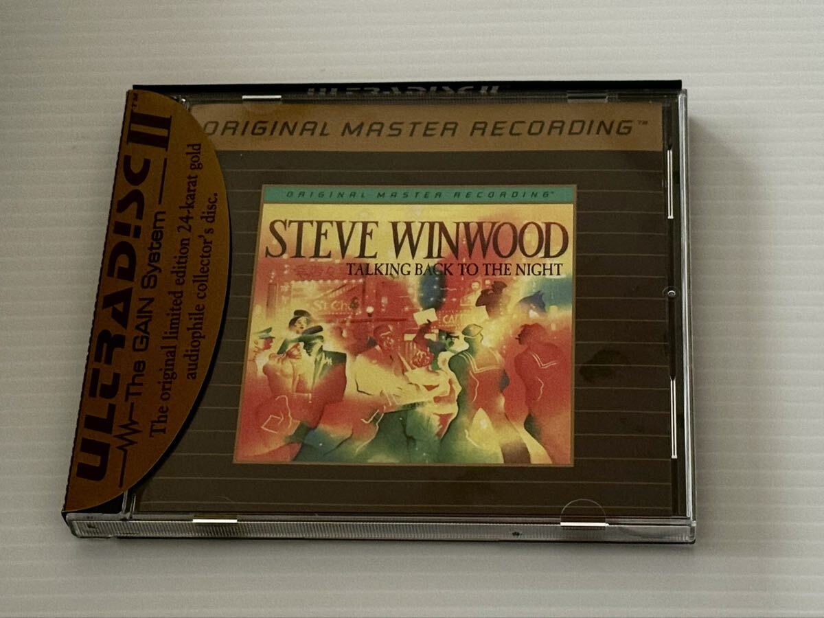 Steve Winwood Talking Back To The Night MFSL UDCD 674 MOBILE FIDELITY 24KT GOLD CD +OBI 金帯 ユキム帯 スティーヴ・ウィンウッド _画像2