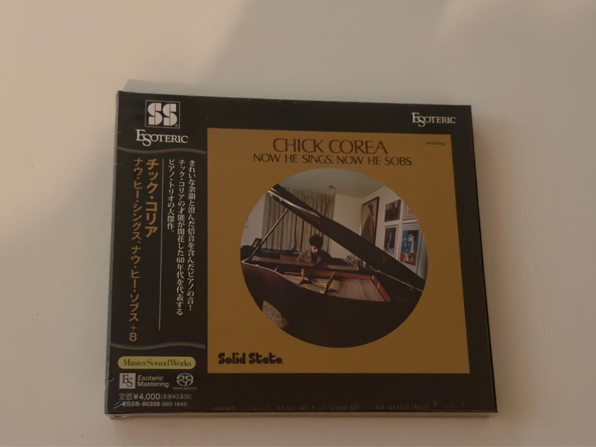 Chick Corea Now He Sings Now He Sobs ESOTERIC ESSB 90308 SACD エソテリック チック・コリア ナウ・ヒー・シングス +8   廃盤  新品_画像1