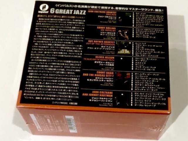 ESOTERIC IMPULSE 6 GREAT JAZZ 6 SACD エソテリック・シックス・グレート・ジャズ インパルス  ESSI-90133/8 未使用 開封済み 送料無料_画像4