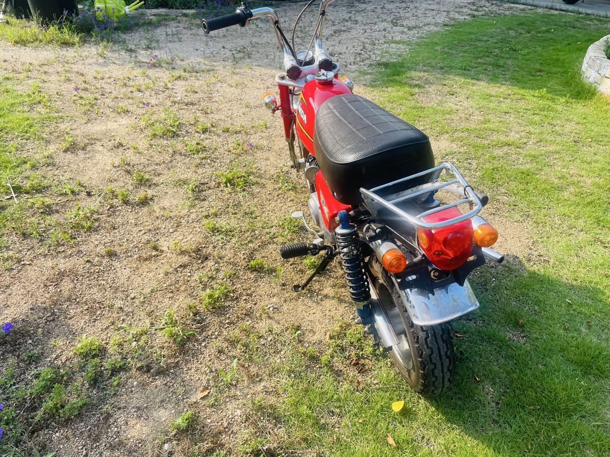 モンキー 4Lモンキー 赤 現在75cc ビッグキャブ 3速ロータリー クラッチ操作なし 実動 ホンダ Z50J モンキー HONDA_画像5