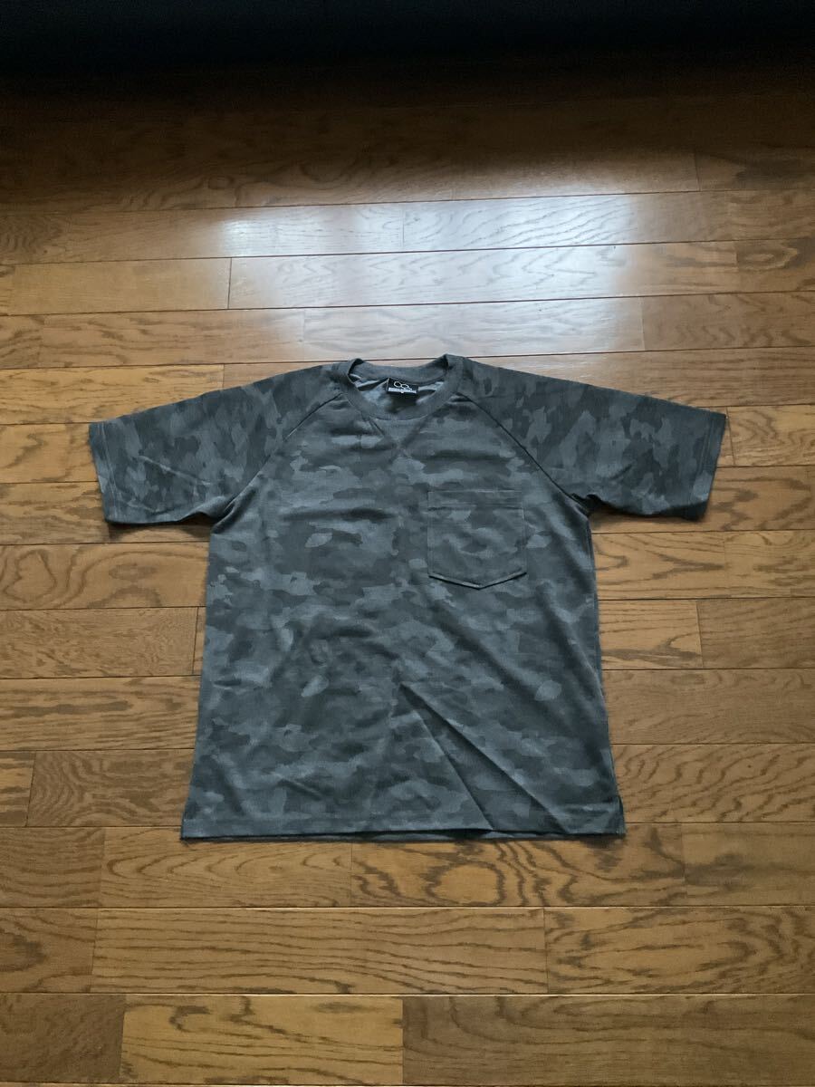ボクラワークス777【BOKURA WORKS777】ドライスウェット裏パイルオーバーサイズTシャツ Mサイズ 迷彩 ポケット付き Tシャツ_画像1