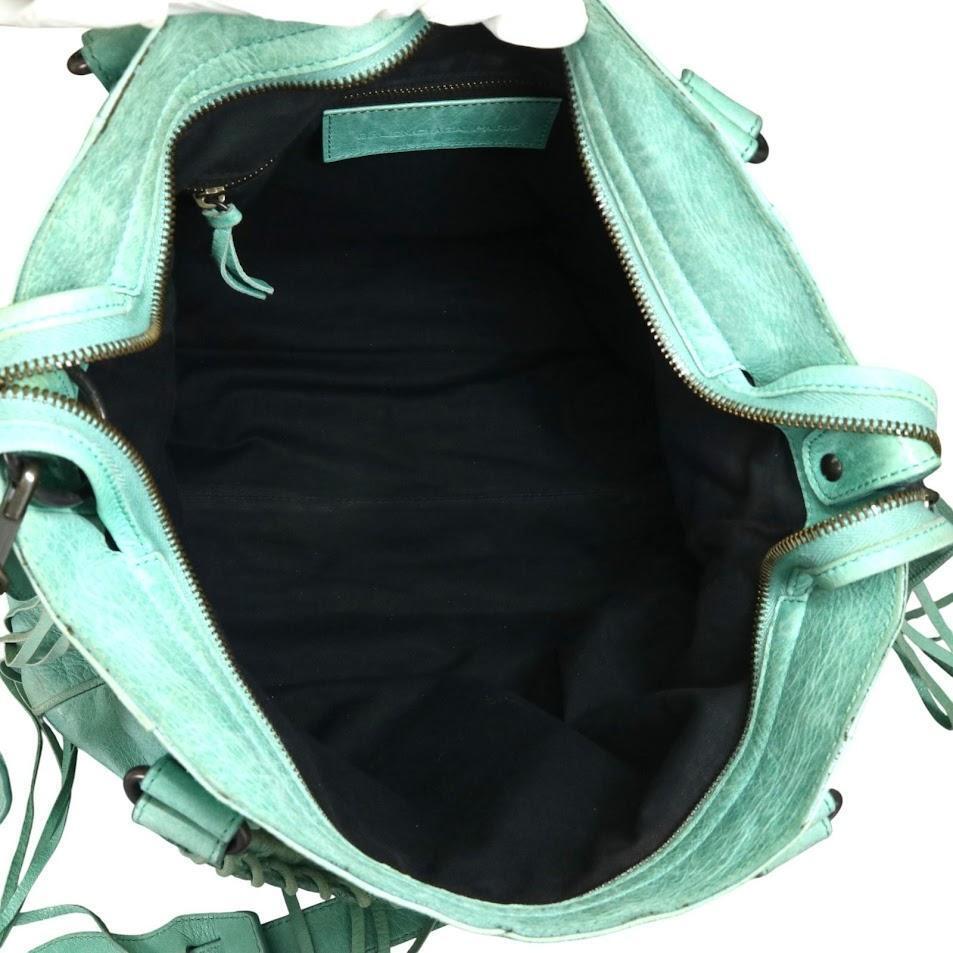 [ y2k]BALENCIAGA Balenciaga The City ручная сумочка сумка на плечо 2way плечо .. наклонный .. кожа Logo type вдавлено . зеркало редкий цвет 