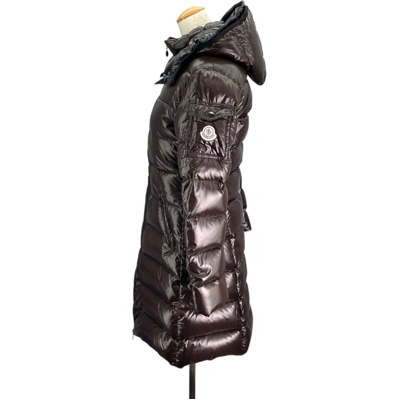 モンクレール MONCLER MOKA ダウンコート ブラウン ナイロン ダウンジャケット レディース 中古