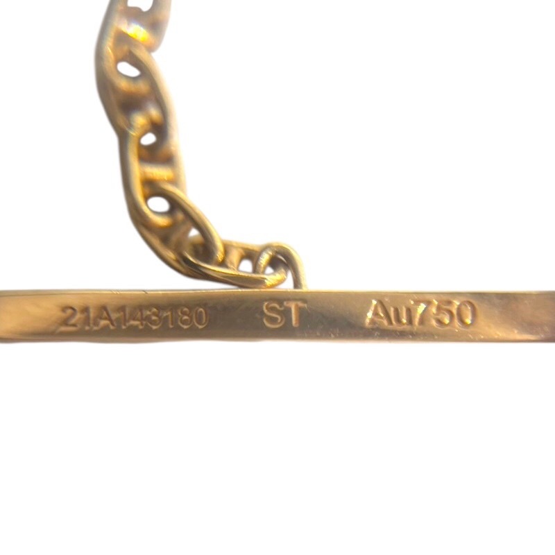 エルメス HERMES シェーヌダンクルヴェルソブレスST ゴールド 750PG ジュエリー 中古_画像6