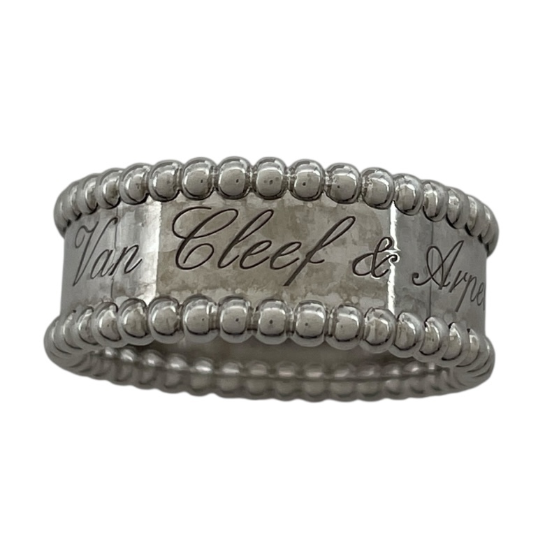ヴァンクリーフ＆アーペル Van Cleef & Arpels ペルレシニアチュールリング ホワイトゴールド 750 ジュエリー 中古_画像4