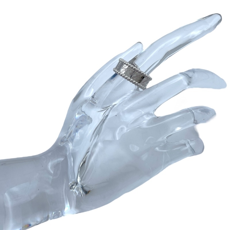 ヴァンクリーフ＆アーペル Van Cleef & Arpels ペルレシニアチュールリング ホワイトゴールド 750 ジュエリー 中古_画像7