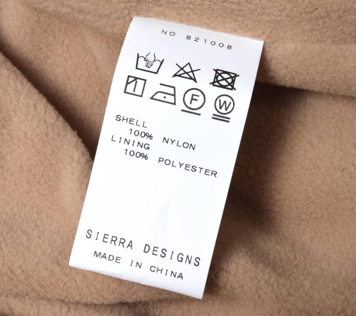 未使用 SIERRA DESIGNS シエラデザイン NYLON FLEECE PARKA フリース ナイロンパーカー M オレンジ 821008_画像10