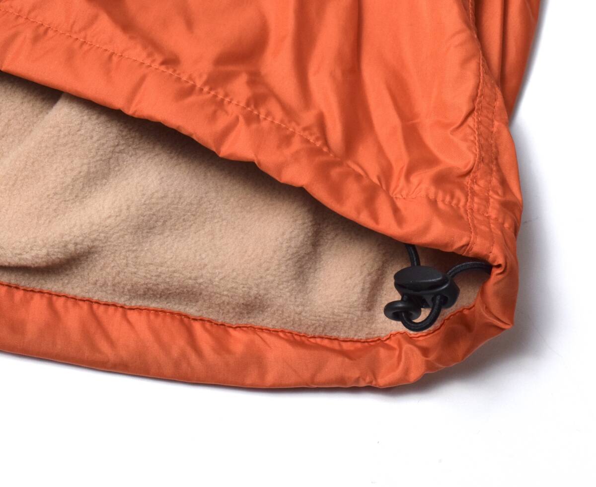 未使用 SIERRA DESIGNS シエラデザイン NYLON FLEECE PARKA フリース ナイロンパーカー S オレンジ 821008_画像5