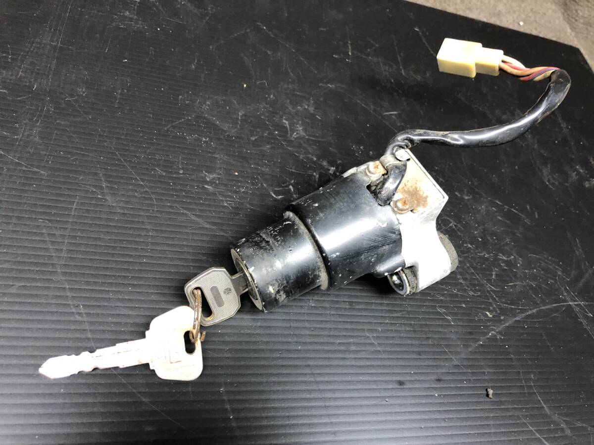 カワサキ Z400LTD イグニッションスイッチ&シートロックセット YM18③_画像8