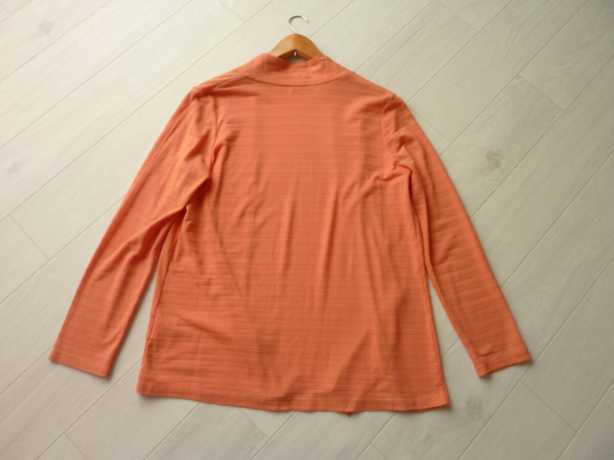 クロコダイル CROCODILE 綿100％ 長袖 カーディガン ビタミンカラー コットン100％ レディース サイズM_画像5