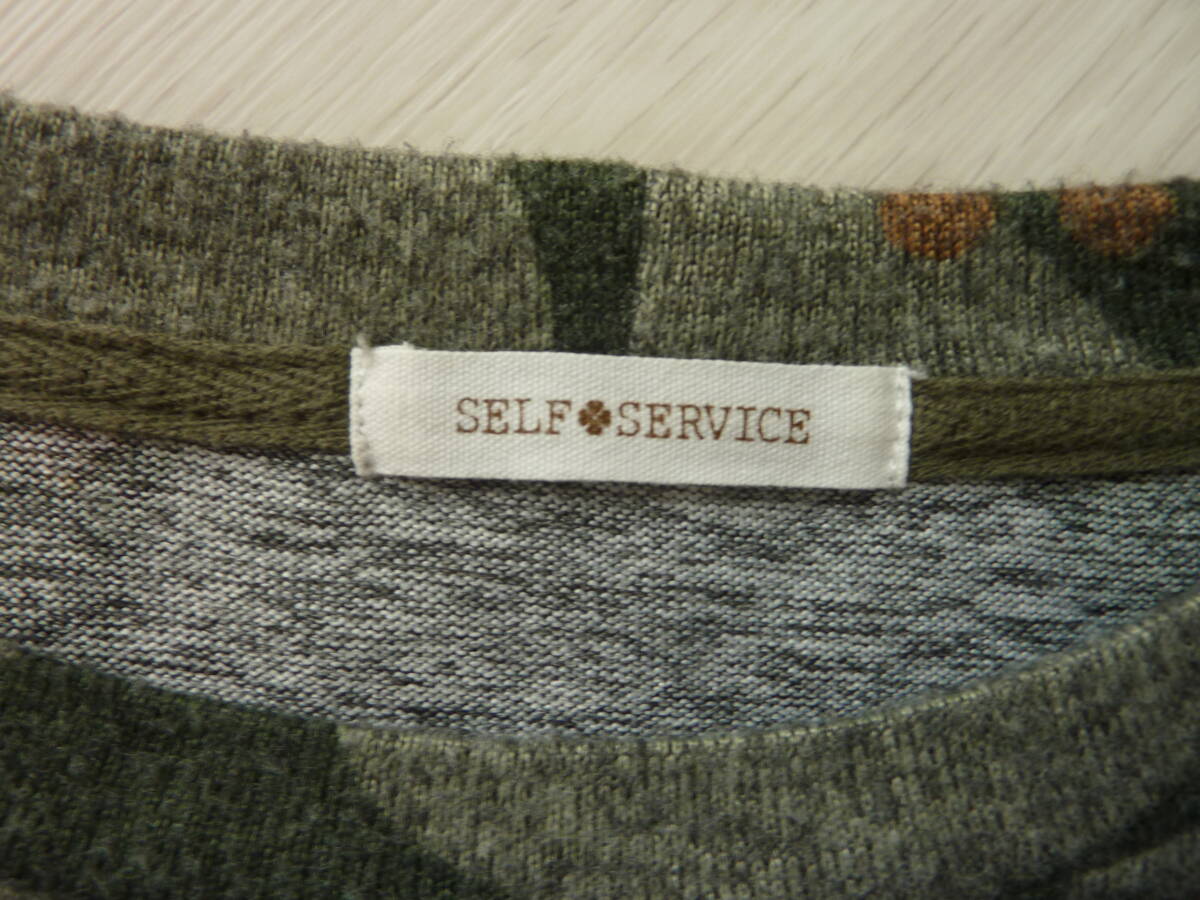 セルフサービス SELF+SERVICE チュニック プルオーバー カットソー レディース サイズL_画像6
