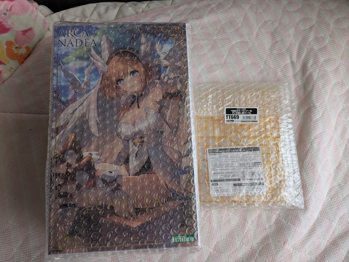 未組立 コトブキヤ 美少女プラモ2点(特典付き)　アルカナディア ルミティア&ルミティア ReACT-A 　KOTOBUKIYA_画像2