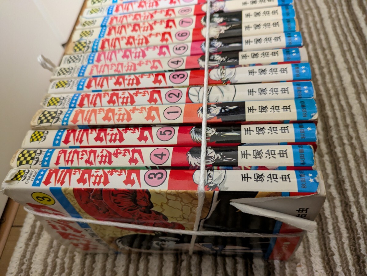 漫画 ブラックジャック 手塚治虫 1から24巻 マンガ 秋田書店 ジャンク品 3、4、5巻が2冊追加_画像4