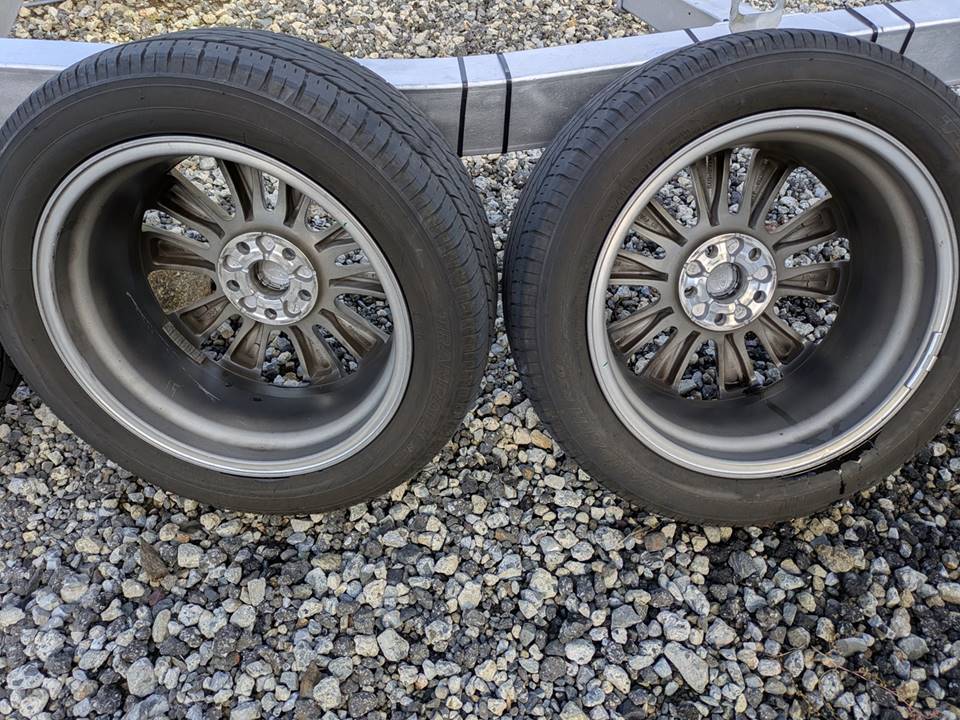 30 アルファード 純正 高輝度 タイヤホイール 18インチ 235/50R18 TOYO TRANPATH 4本セット 1本ガリあり_画像6