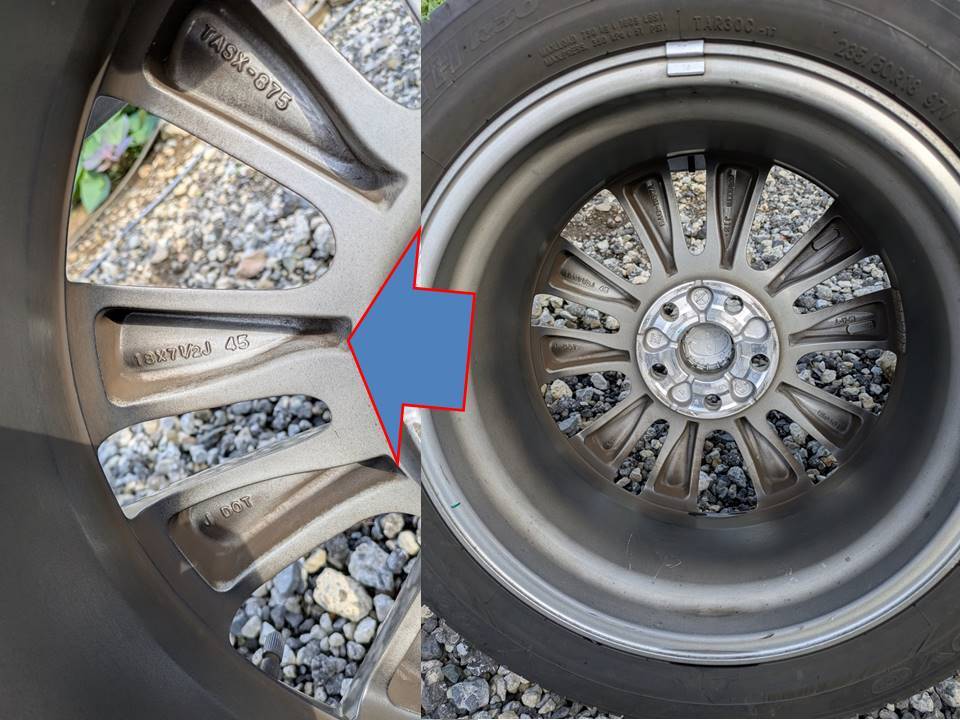 30 アルファード 純正 高輝度 タイヤホイール 18インチ 235/50R18 TOYO TRANPATH 4本セット 1本ガリあり_画像7