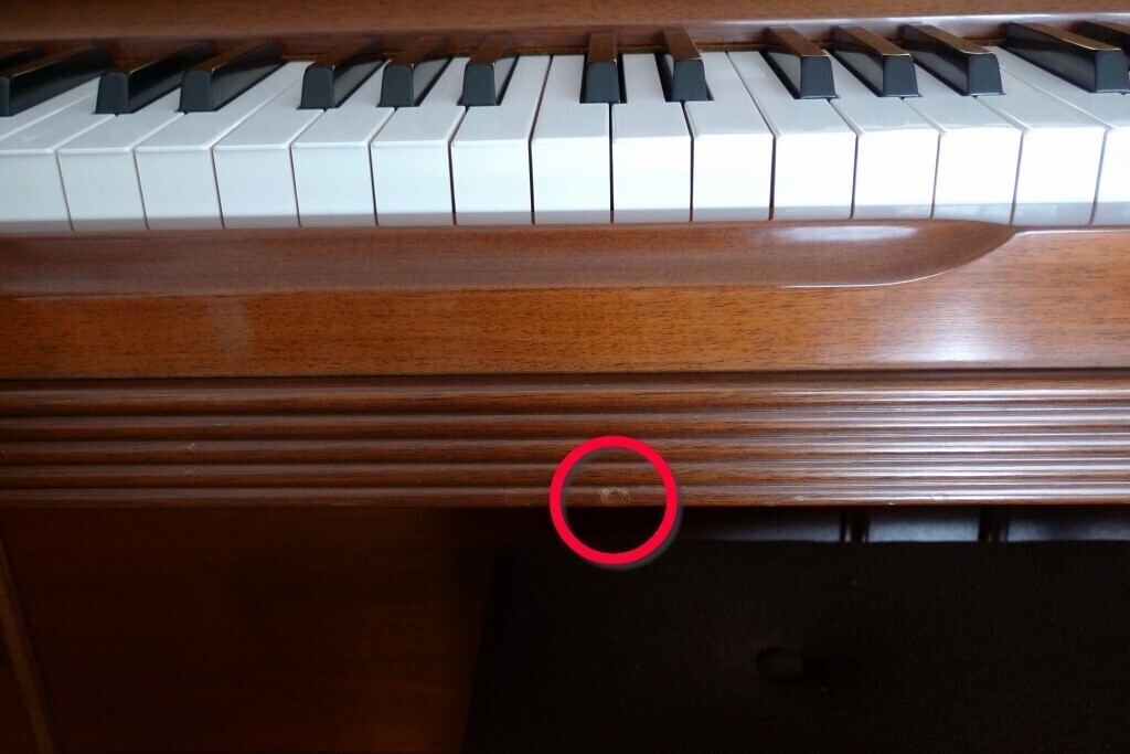 YAMAHA　U300Wn　希少木目アップライトピアノ　ワンオーナー　美品_画像9